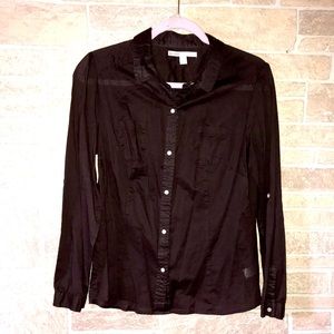 ✅Old Navy Semi Sheer Button Down Shirt